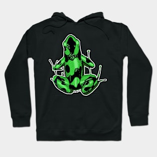 Poison Dart Frog -- Green Hoodie